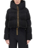 Black Quilted Hood Jacket 1