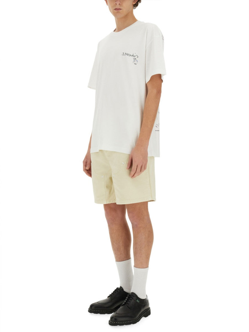 White Crew Neck T-Shirt 2
