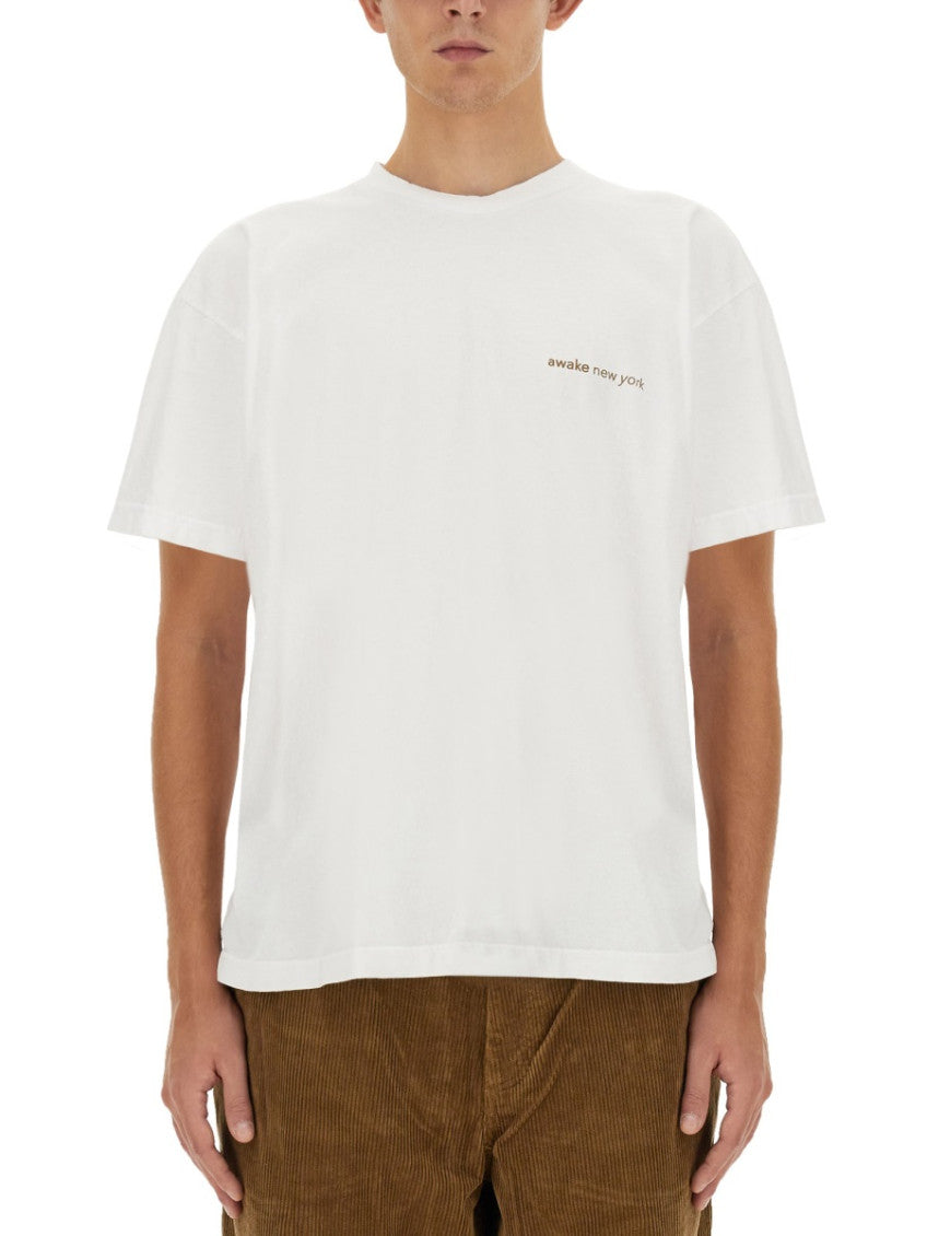 White Crew Neck T-Shirt 1