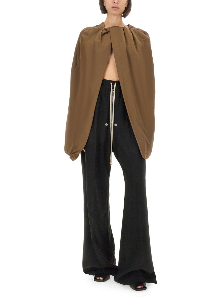 Brown Solid Hood Sweatshirt 4