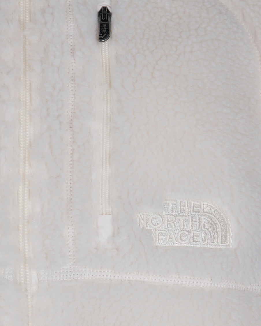 White Solid Band Collar Jacket 3