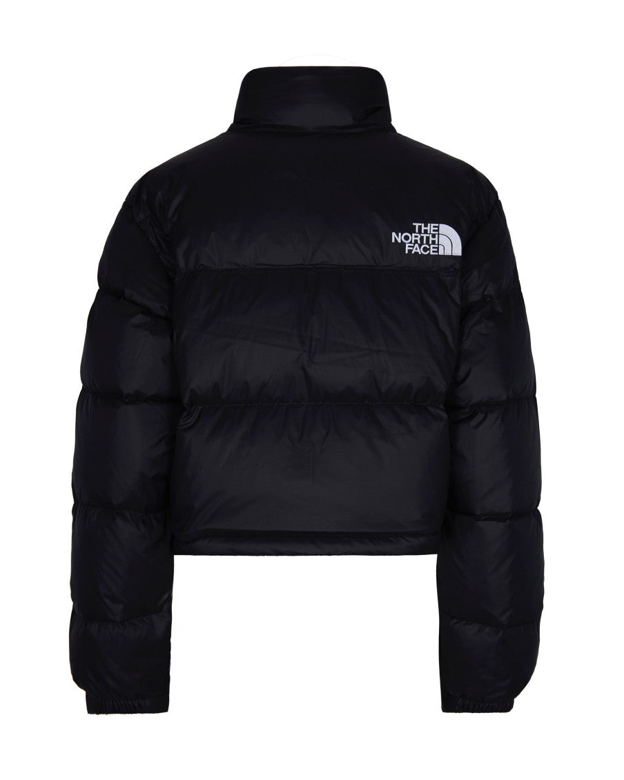Black Logo Mock Collar Jacket 2