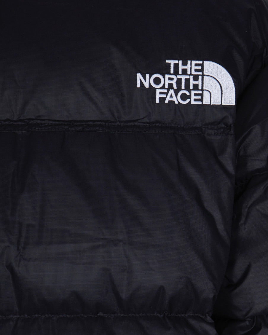 Black Logo Mock Collar Jacket 3