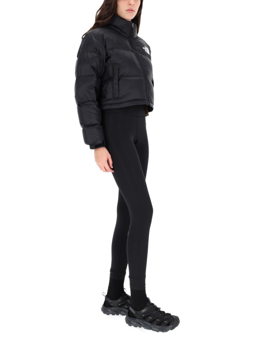 Black Logo Mock Collar Jacket 7