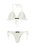 White Knitted Swimwear 1