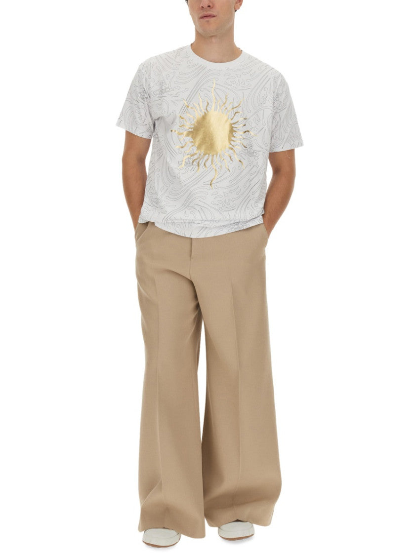 White Crew Neck T-Shirt 2