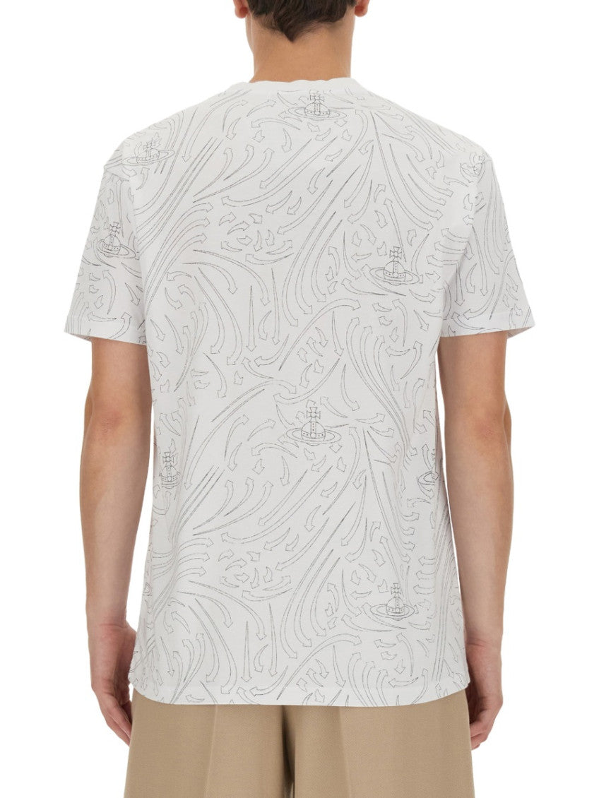 White Crew Neck T-Shirt 3