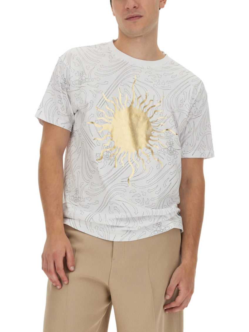 White Crew Neck T-Shirt 4
