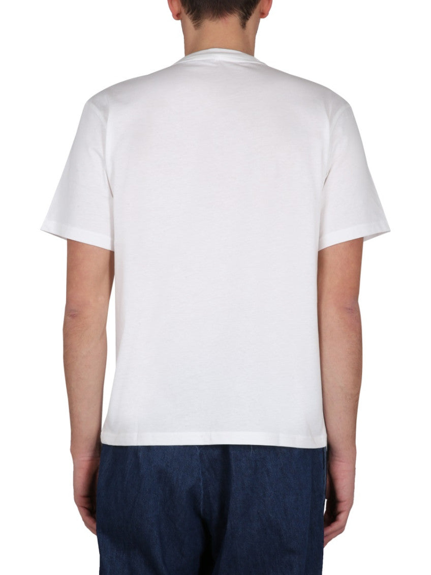 White Crew Neck T-Shirt 3