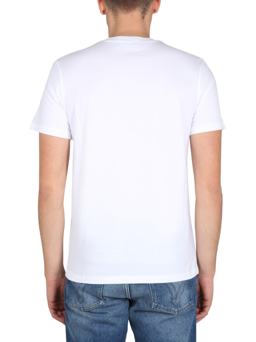 White Crew Neck T-Shirt 3