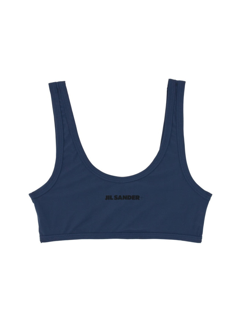 Blue Logo Bikini Top Swimwear 1