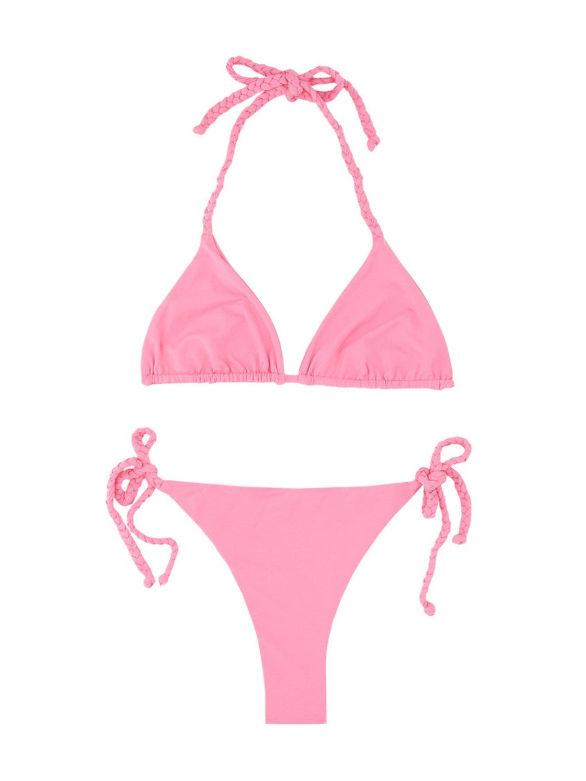 Fuchsia Solid Swimwear 1