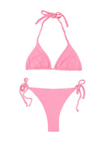 Fuchsia Solid Swimwear 1