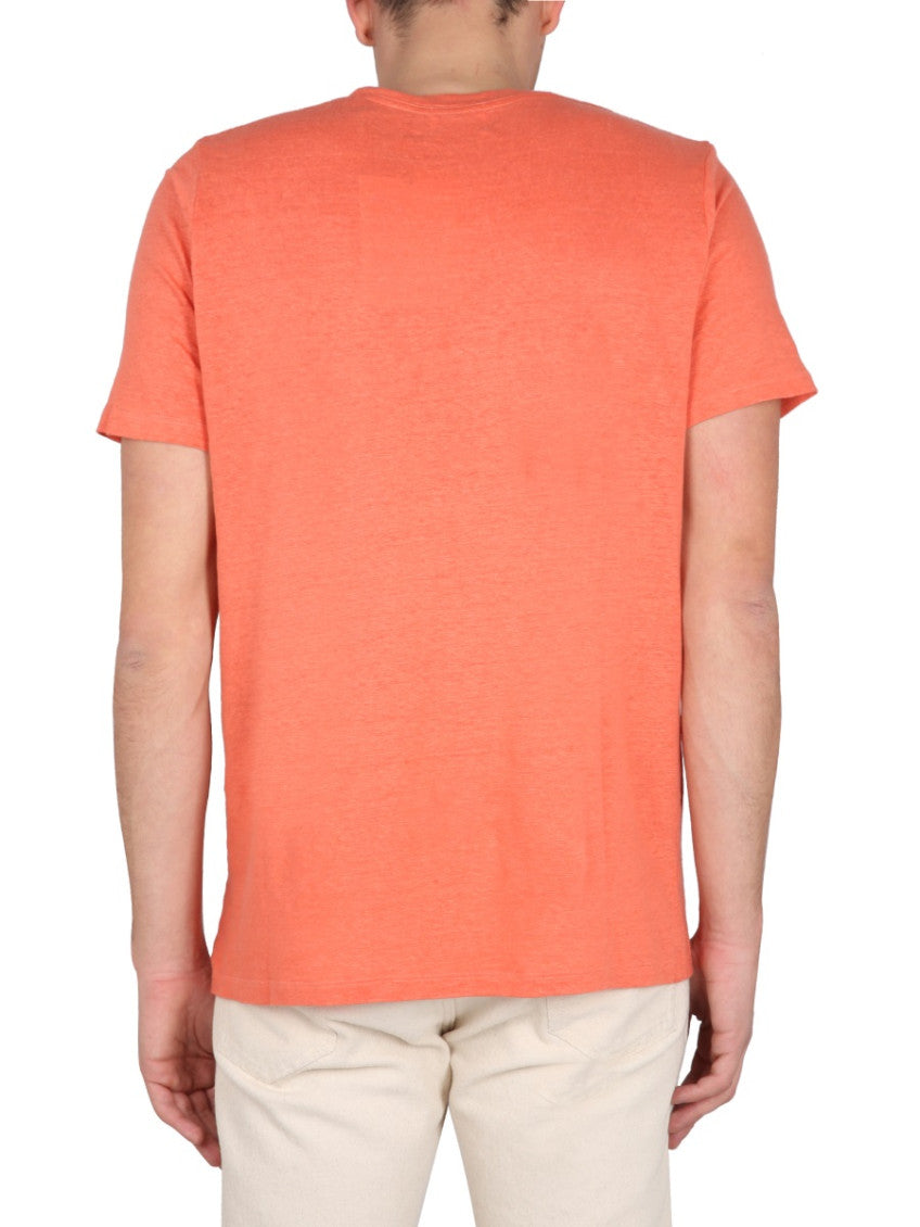 Coral Crew Neck T-Shirt 3