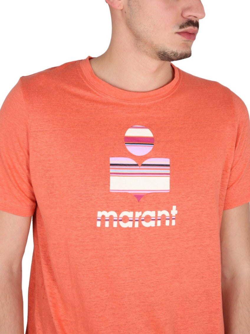 Coral Crew Neck T-Shirt 4
