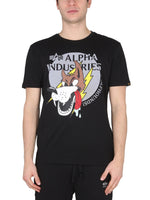 Black Crew Neck T-Shirt 1