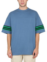 Blue Crew Neck T-Shirt 1