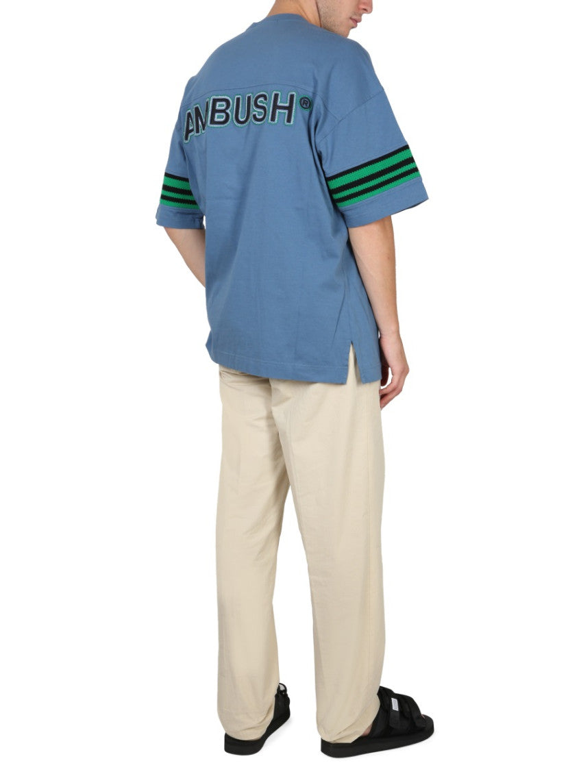 Blue Crew Neck T-Shirt 2