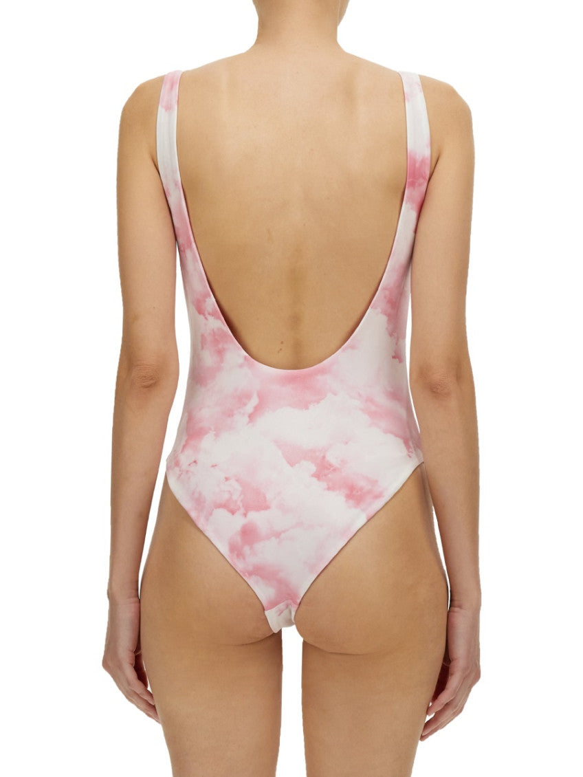 Pink Printed Swimwear 3
