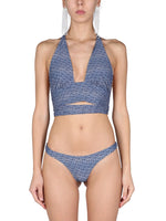 Blue Logo Swimwear 1