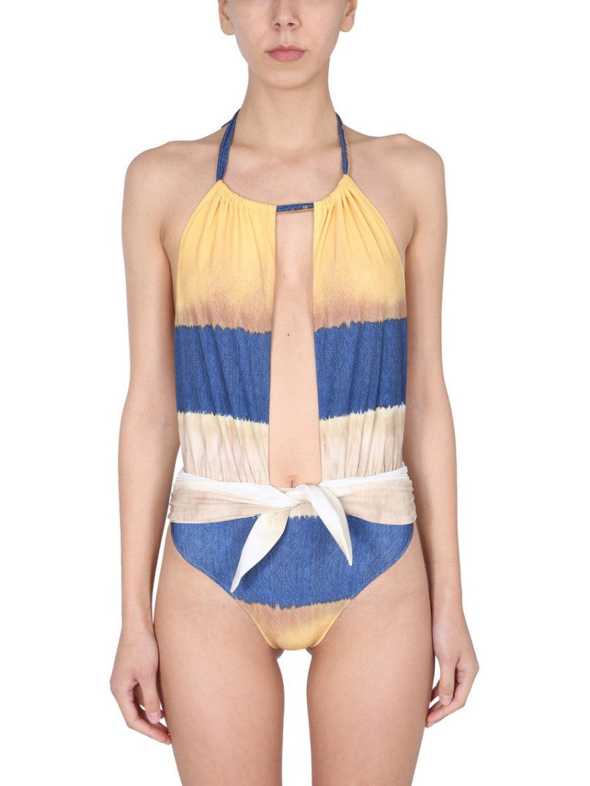 Multicolor Tie-Dye Swimwear 2