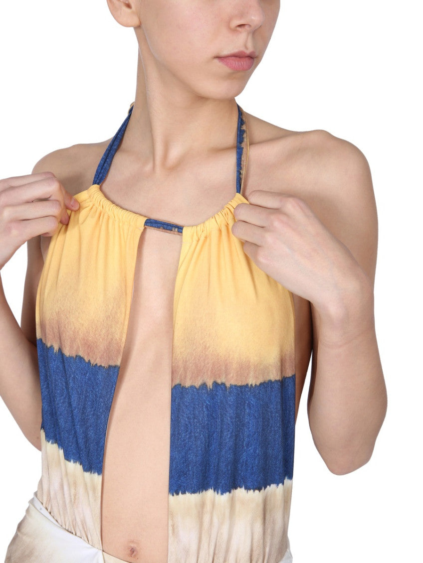 Multicolor Tie-Dye Swimwear 4