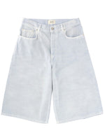 White Solid Shorts 1