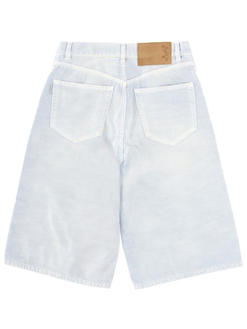 White Solid Shorts 2