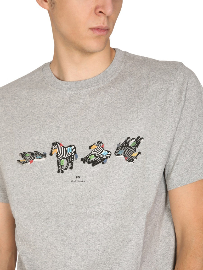 Grey Graphic T-Shirt 4