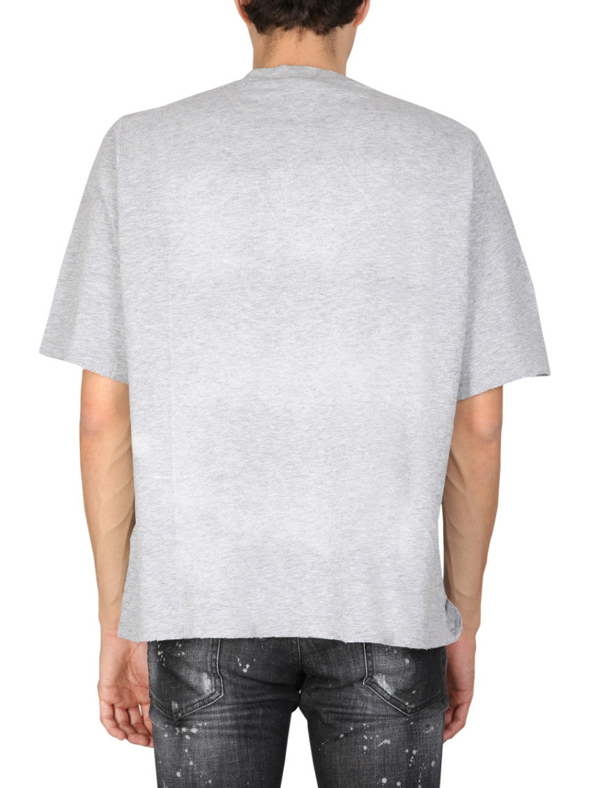 Grey Crew Neck T-Shirt 3