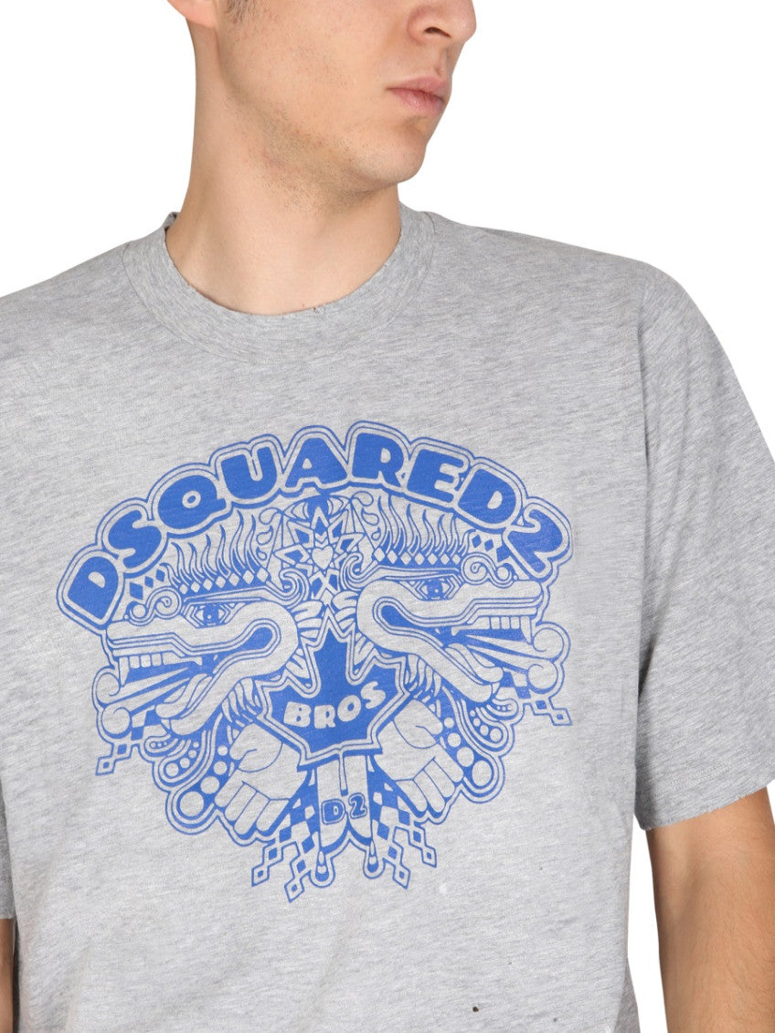 Grey Crew Neck T-Shirt 4