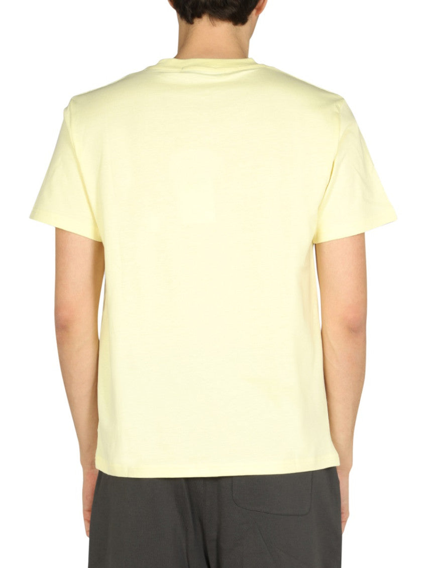 Yellow Crew Neck T-Shirt 3