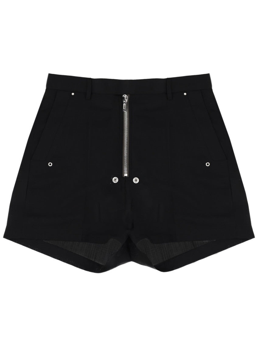 Black Solid Shorts 1
