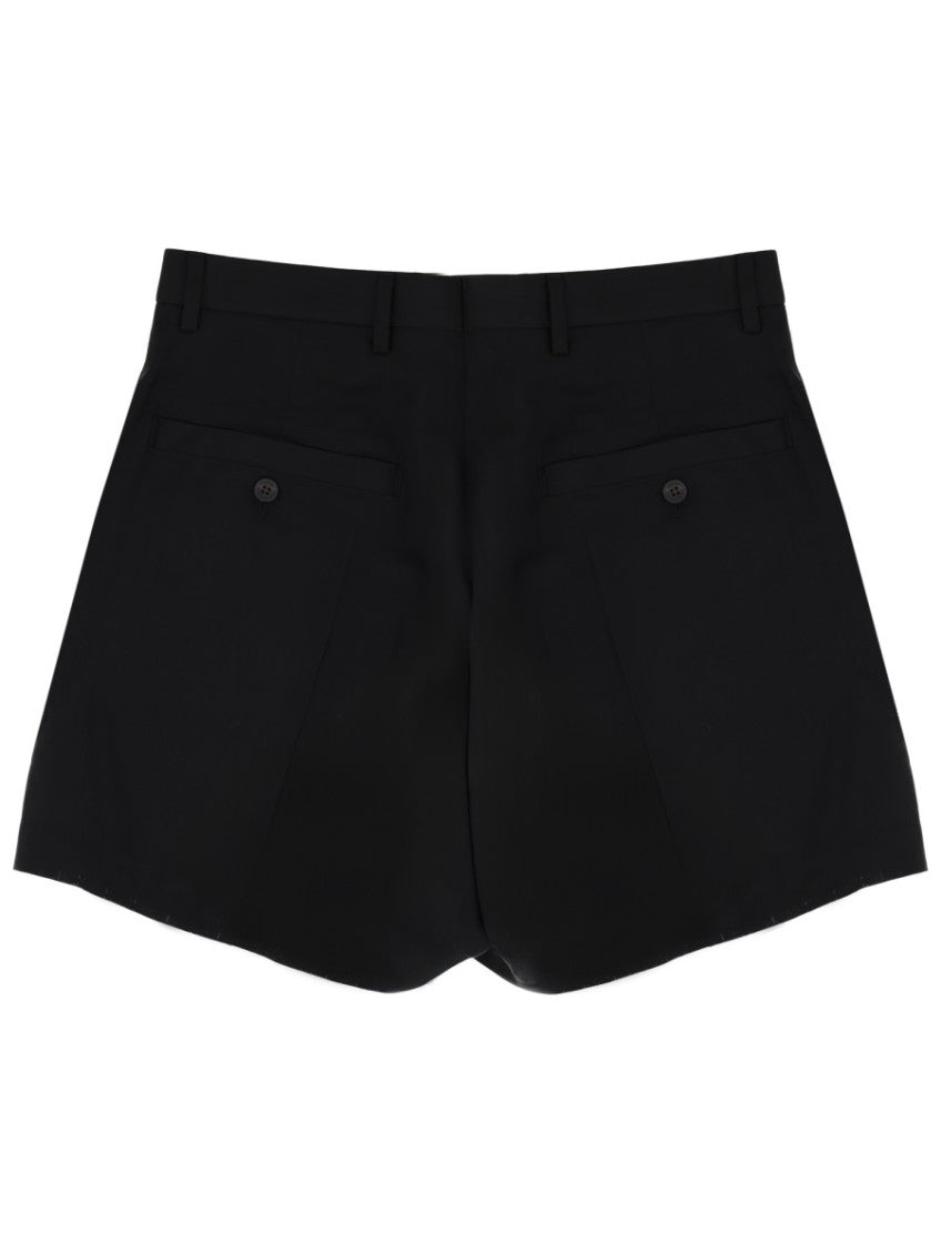 Black Solid Shorts 3