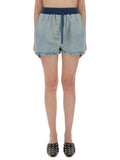 Denim Ombre Shorts 1