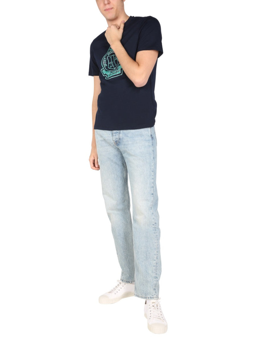 Navy Blue Graphic T-Shirt 2