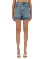 Denim Solid Shorts 1