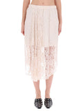 White Floral Midi Skirt 1