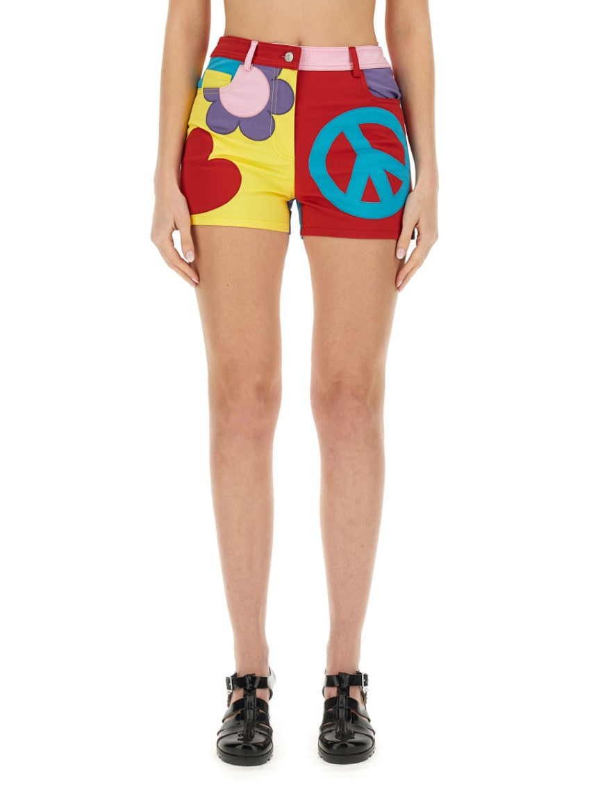 Multicolor Graphic Shorts 1