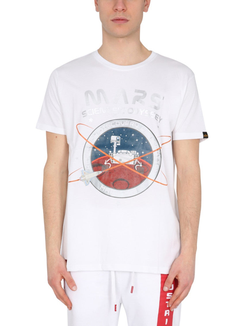 White Crew Neck T-Shirt 1
