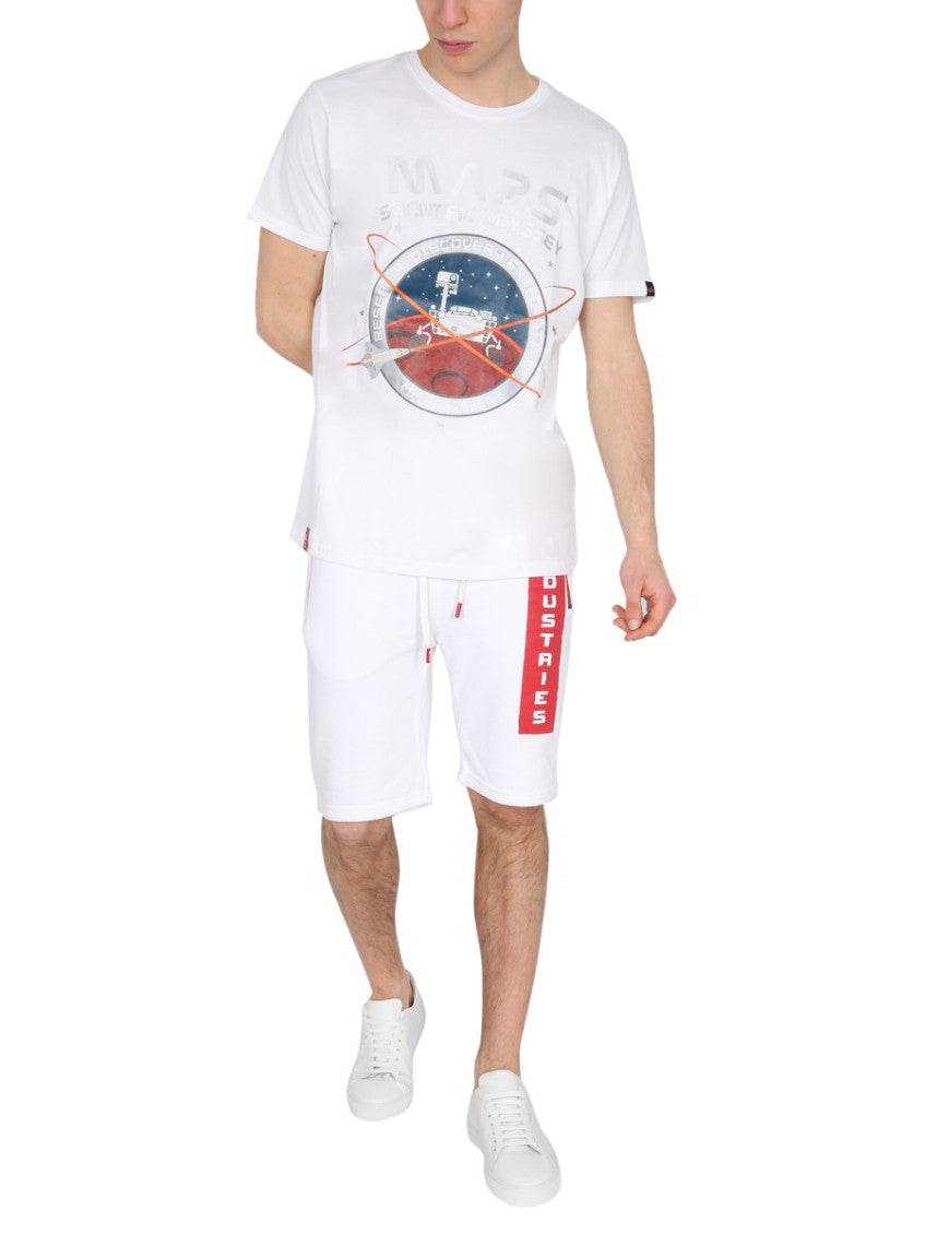 White Crew Neck T-Shirt 2