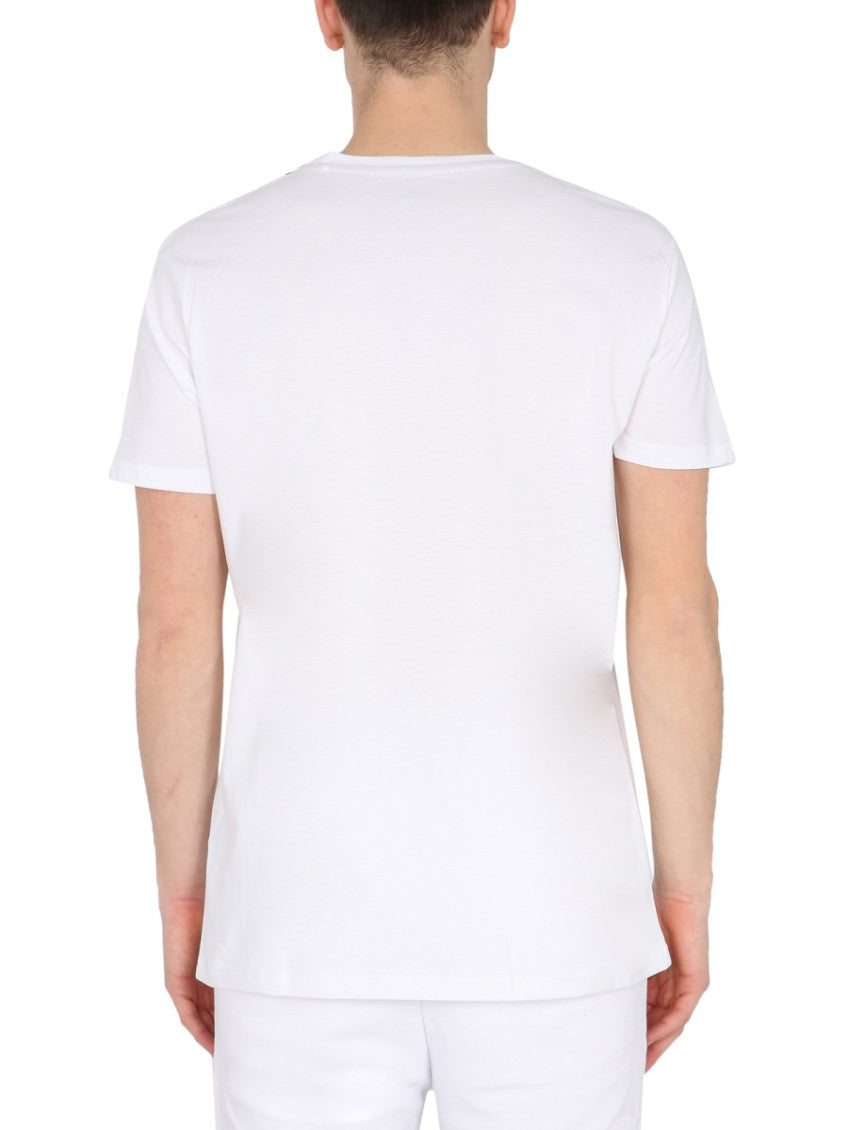 White Crew Neck T-Shirt 3