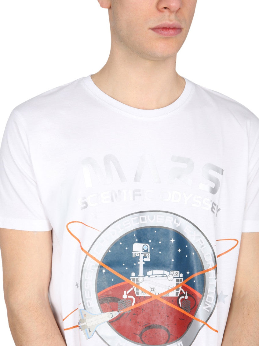 White Crew Neck T-Shirt 4