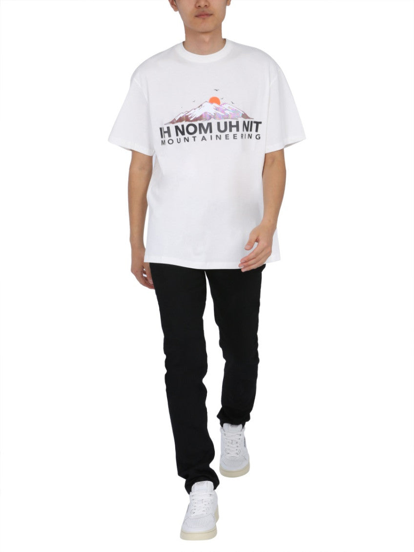 White Crew Neck T-Shirt 2