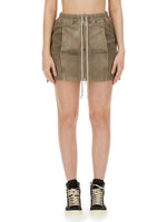 Denim Solid Mini Skirt 1