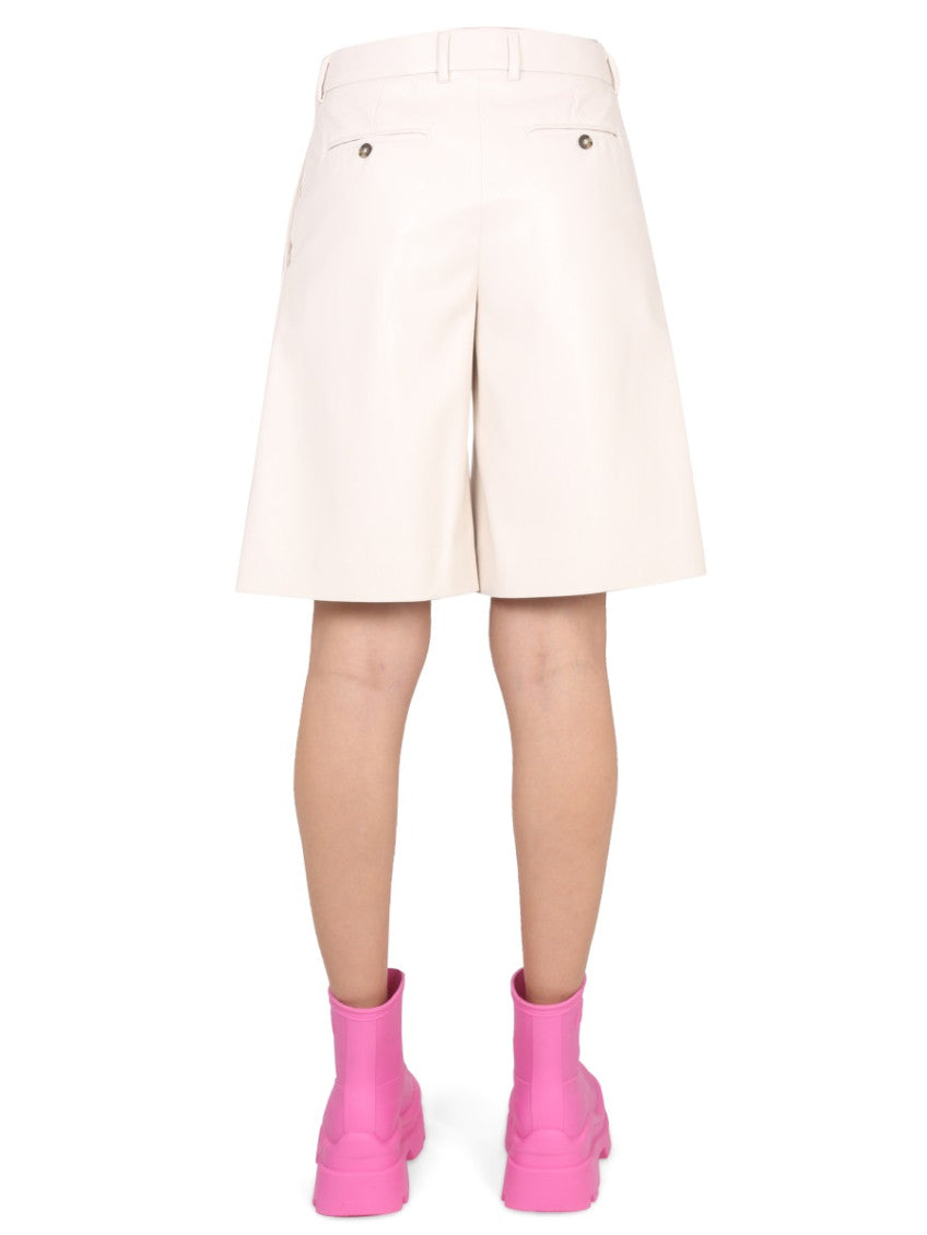 White Solid Shorts 2
