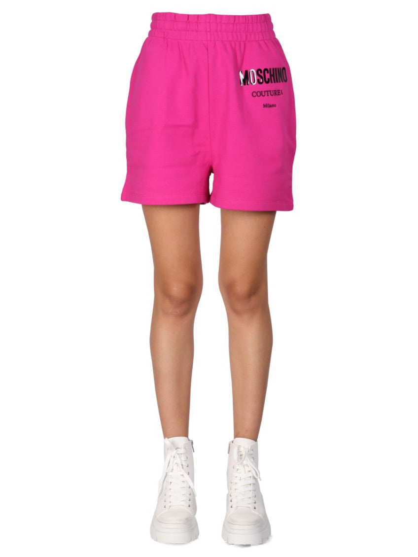 Purple Logo Shorts 1