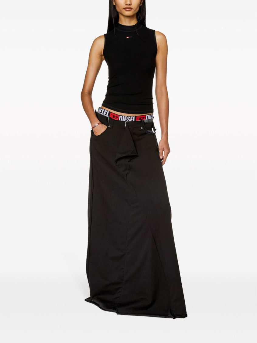 Black Mock-neck Top 5