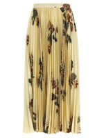 Off white Pleated Midi Skirt 1