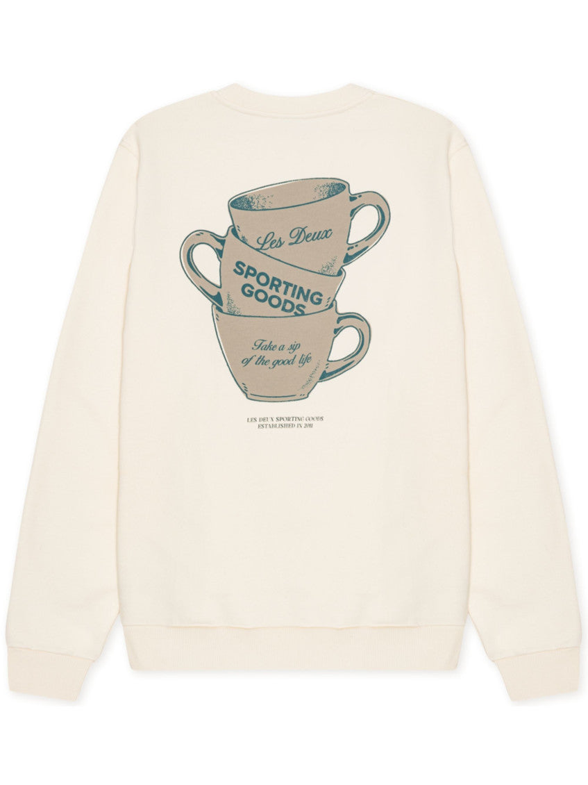 Beige Crew Neck Sweater 2